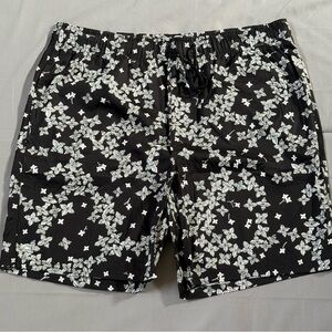 Men’s Autograph Black Floral‎ Swim Shorts Size XL